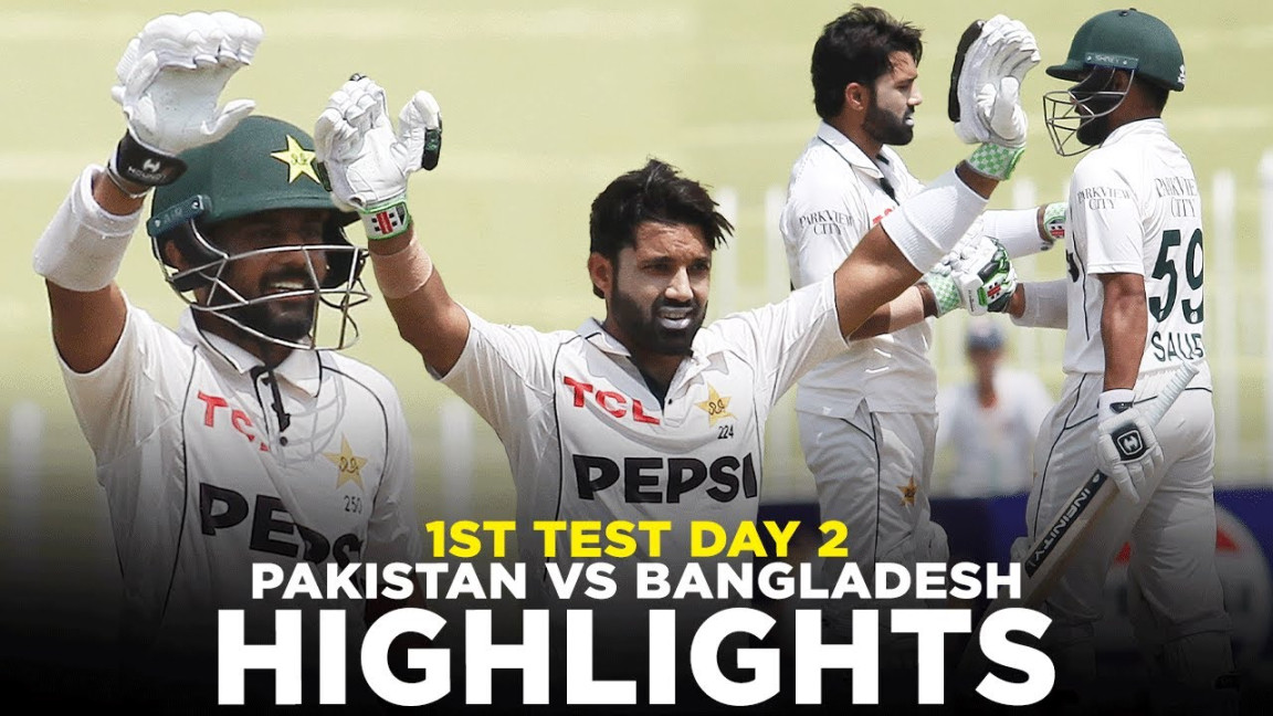 image.title Full Highlights  Pakistan vs Bangladesh  st Test Day , 04  PCB   MAK image